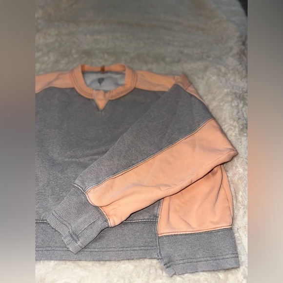 Women’s Free People Movement Heather Grey Melon Intercept Colorblock Pullover - Picture 10 of 14